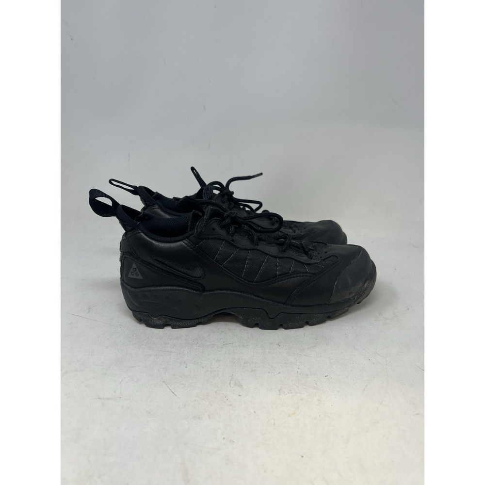 Nike ACG Shoes Mens 6.5 Air Mada Low Triple Black Hiking Trail DM3004-002-